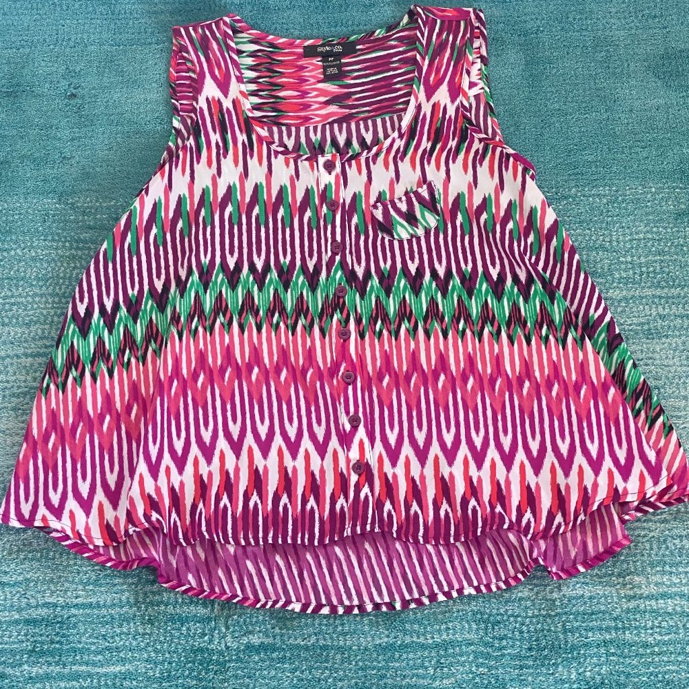 Style & Co Pattern Top